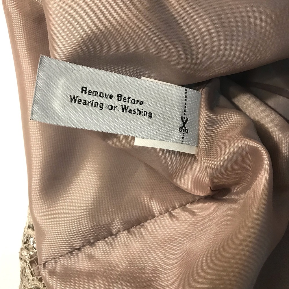 J. Crew Lace Skirt in Gold Metallic Size 4 - Picture 7 of 8